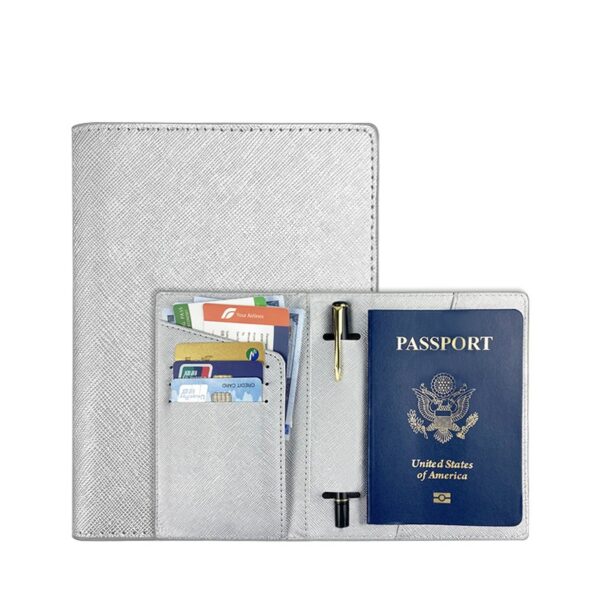 Travel Fashion Passport Case with Pen Insert