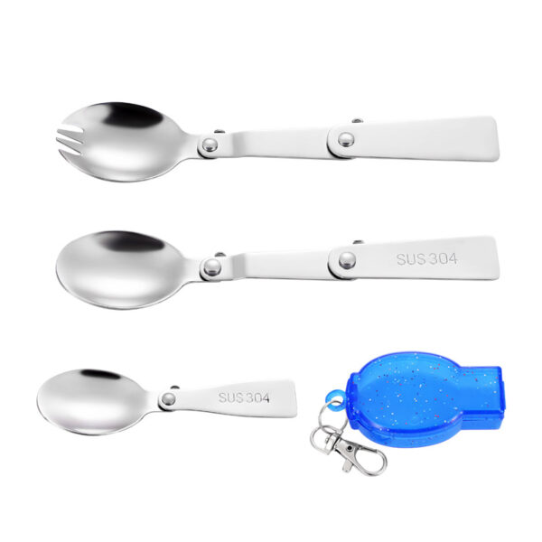 Stainless Steel Folding Spoon With Box Tableware