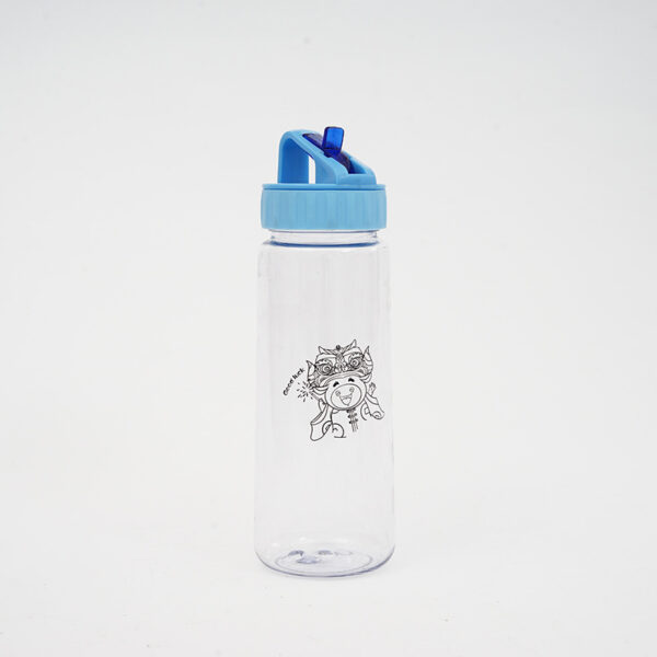 Simple Blank 23oz Portable Water Bottle with Straw