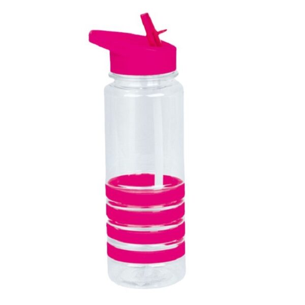 Banded Gripper Plastic Water Bottle