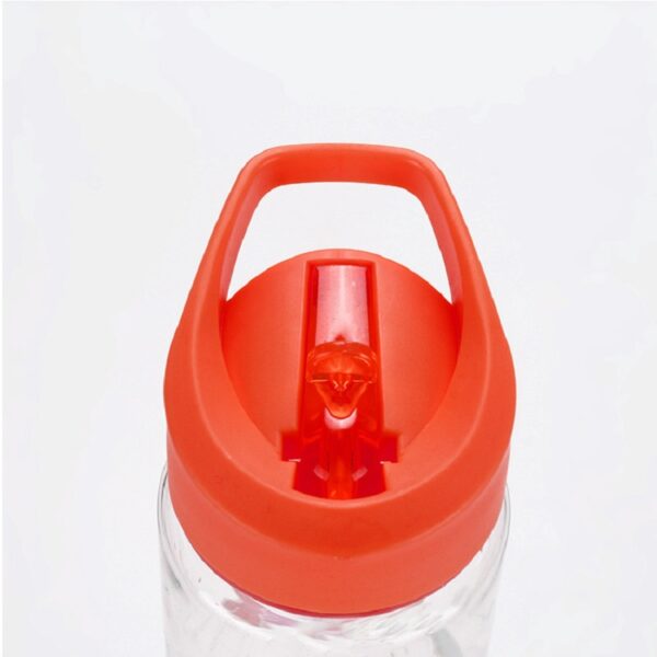 Plastic Straw Promotional Water Bottle with Straw