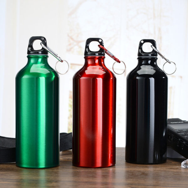 Aluminum Water Bottle with Carabiner