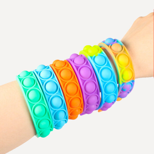 Silicone Pop Fidget Wristband