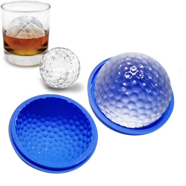 Silicone Golf Shaped Ice Ball Mold