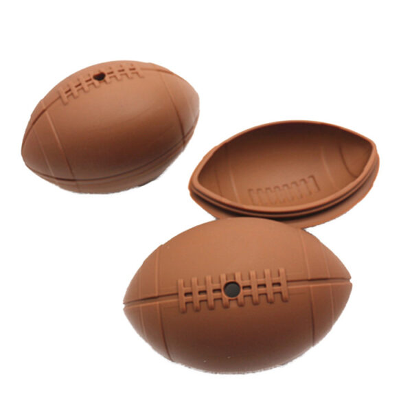 Silicone Football Shaped Ice Ball Mold