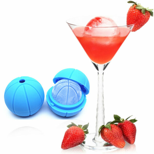 Silicone Basketball Shaped Ice Ball Mold