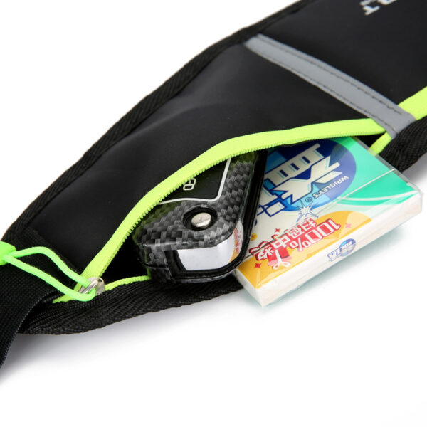 Fluorescent Strip 3-Compartment Fanny Bag