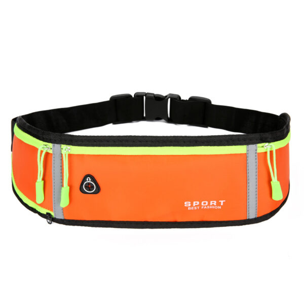 Fluorescent Strip 3-Compartment Fanny Bag