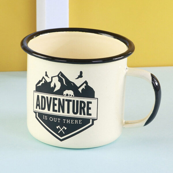 PMS Custom Enamel Camping Mug 16oz