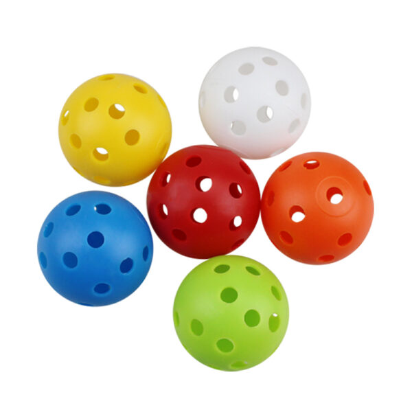 40 Hole Multi Colored Pickle Ball