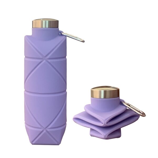 Outdoor Creative Food Grade Silicone Portable Folding Water Bottle