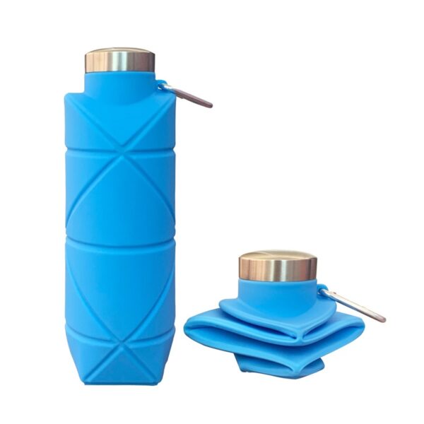 Outdoor Creative Food Grade Silicone Portable Folding Water Bottle