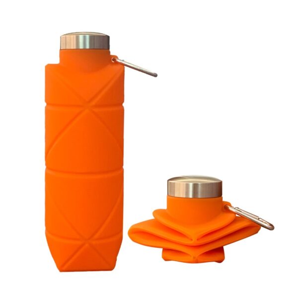 Outdoor Creative Food Grade Silicone Portable Folding Water Bottle