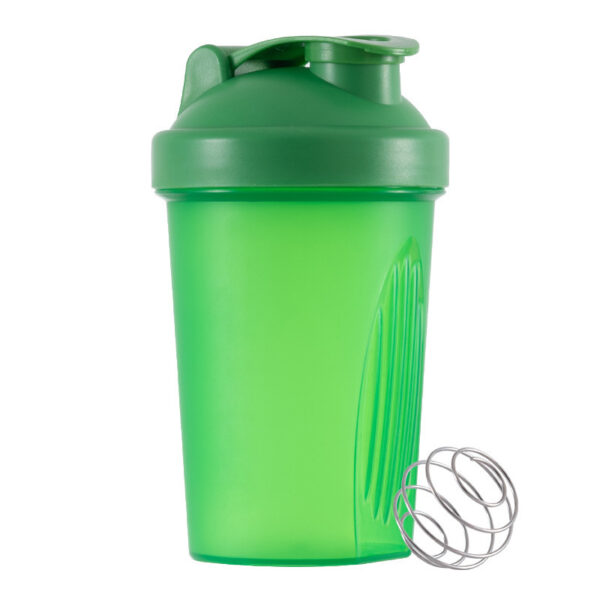 Plastic Shaking Cup 13oz Fitness Water Bottle