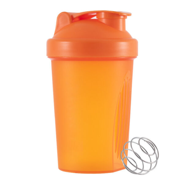 Plastic Shaking Cup 13oz Fitness Water Bottle