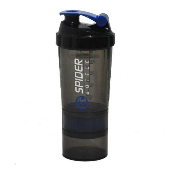 Plastic 17oz Three-layer Shaker Cup With Protein Powder Container