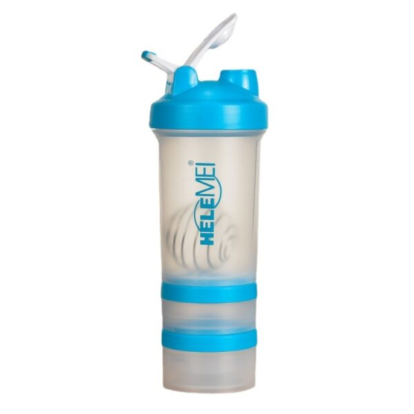 Frosted Shaking Cup Protein Powder Shaker Promotional Bottles