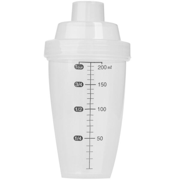 Shaking Cup Protein Powder Shaker with Scale Outdoor Sports Fitness Bottle