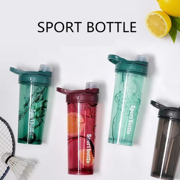 With Tea Compartment Sports Water Bottle Outdoor Portable Plastic Shaking Cup