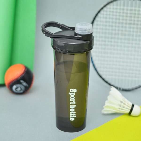 With Tea Compartment Sports Water Bottle Outdoor Portable Plastic Shaking Cup