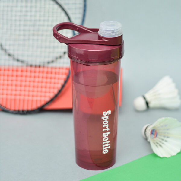 With Tea Compartment Sports Water Bottle Outdoor Portable Plastic Shaking Cup