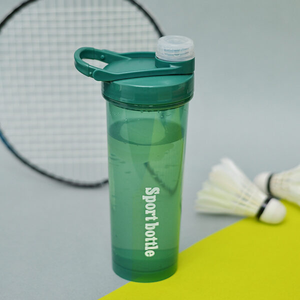 With Tea Compartment Sports Water Bottle Outdoor Portable Plastic Shaking Cup