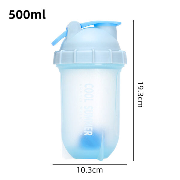 Summer Outdoor 16oz Shaking Bottle Portable Sports Water Cup