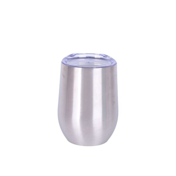 Double-layer Red Wine Cup Stainless Steel Insulation U-shaped Eggshell Mug Customized Logo