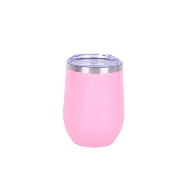 Double-layer Red Wine Cup Stainless Steel Insulation U-shaped Eggshell Mug Customized Logo