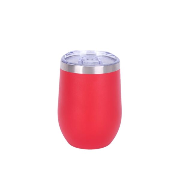 Double-layer Red Wine Cup Stainless Steel Insulation U-shaped Eggshell Mug Customized Logo