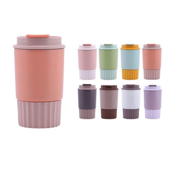 Simple Stainless Steel Mug Insulated Coffee Cup Portable Bottle