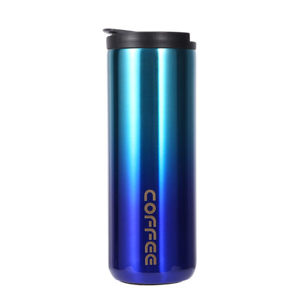 Simple 304 Stainless Steel Straight Coffee Mug Creative Gift Insulated Cups Water Bottle