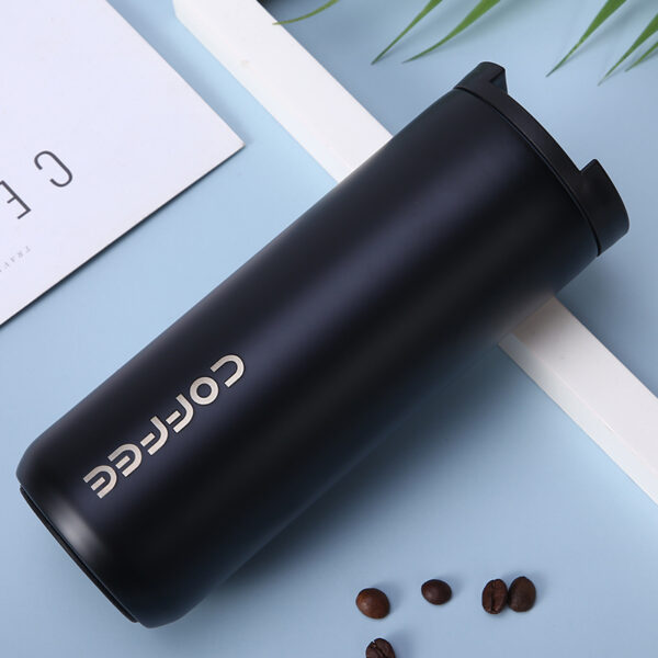 Simple 304 Stainless Steel Straight Coffee Mug Creative Gift Insulated Cups Water Bottle