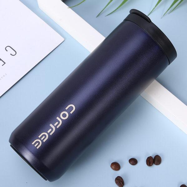 Simple 304 Stainless Steel Straight Coffee Mug Creative Gift Insulated Cups Water Bottle