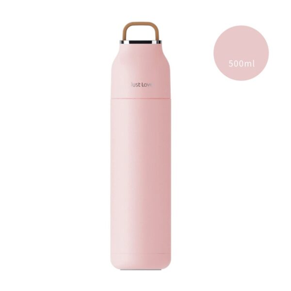 Large Capacity Portable Insulated Cup Sports Mug 304 Stainless Steel Handled Bottle