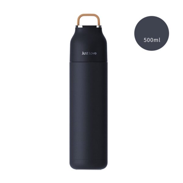 Large Capacity Portable Insulated Cup Sports Mug 304 Stainless Steel Handled Bottle