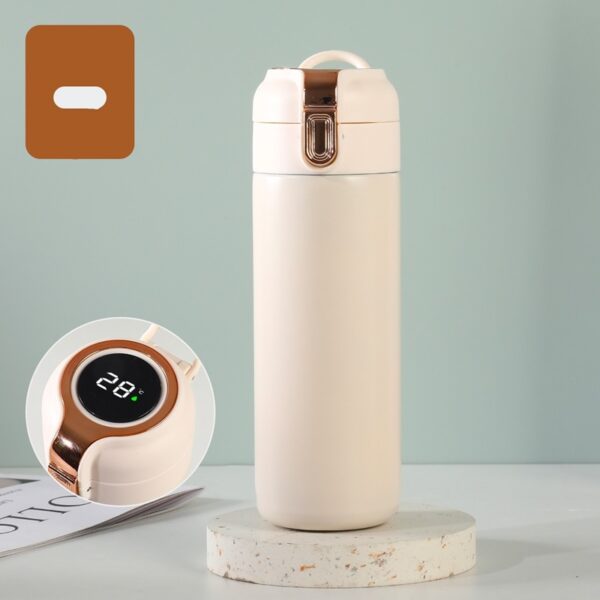 New 304 Stainless Steel Intelligent Handheld Temperature Display Insulated Bottle