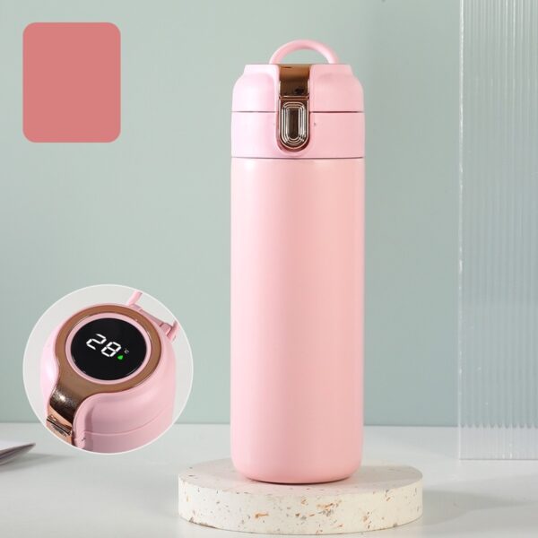 New 304 Stainless Steel Intelligent Handheld Temperature Display Insulated Bottle