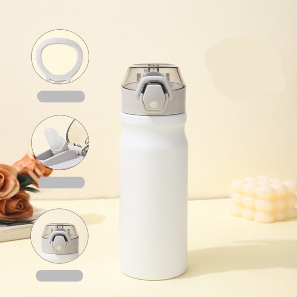 New Outdoor Sports Water Bottle Double-layer 304 Stainless Steel Insulation Cup