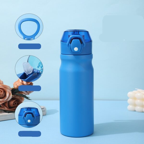 New Outdoor Sports Water Bottle Double-layer 304 Stainless Steel Insulation Cup