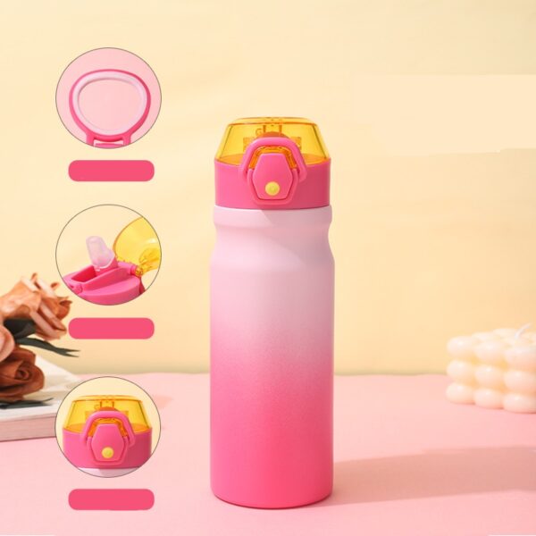 New Outdoor Sports Water Bottle Double-layer 304 Stainless Steel Insulation Cup