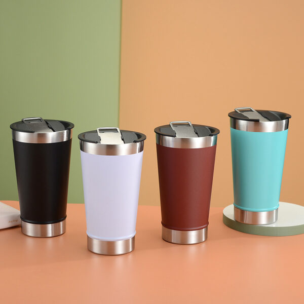 New Double-layer 304 Stainless Steel Insulation Cup with Bottle Opener