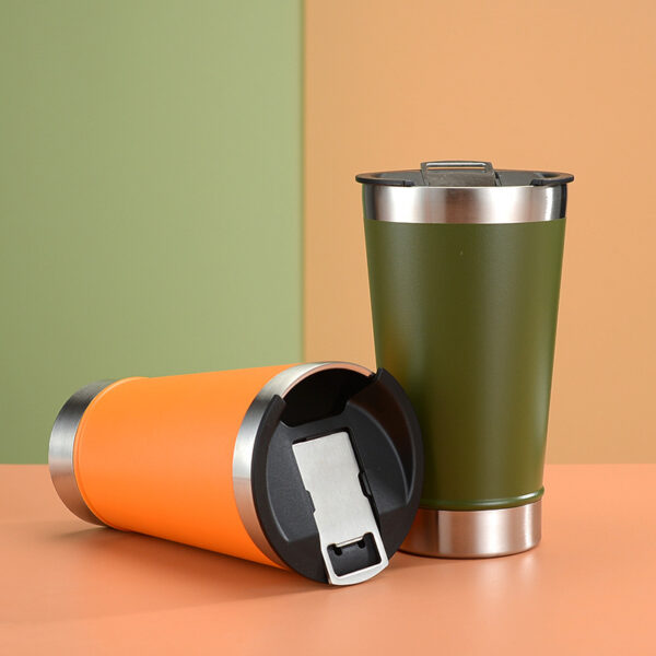 New Double-layer 304 Stainless Steel Insulation Cup with Bottle Opener