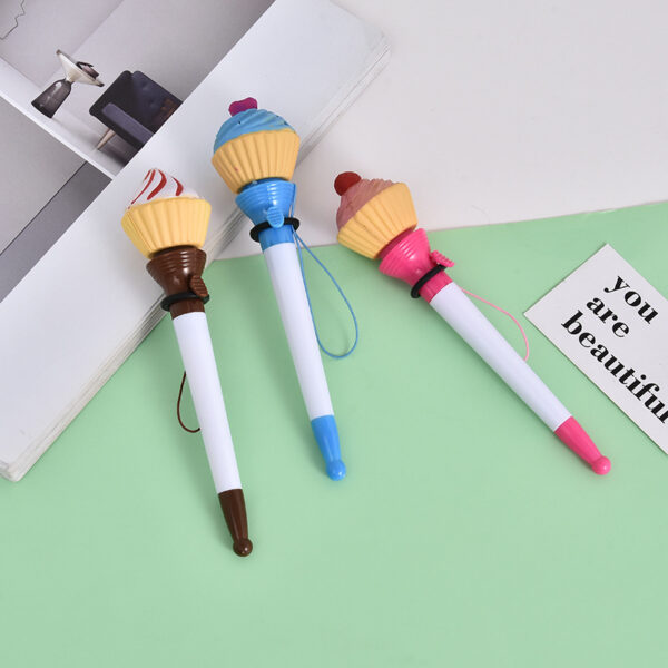 Creative Cake Shape Pop-up Ballpoint Pen