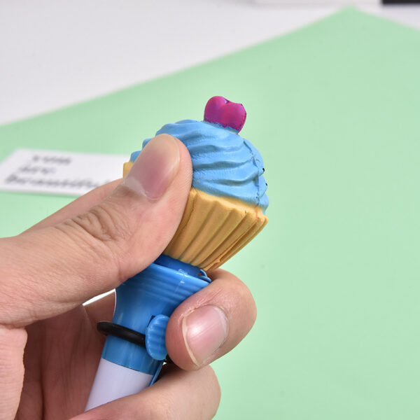 Creative Cake Shape Pop-up Ballpoint Pen