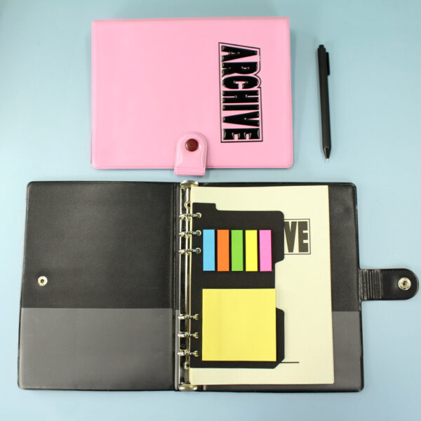 Multi-functional Trend Glossy PU Notebook