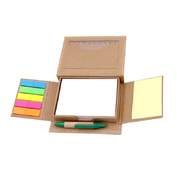 Kraft Paper Flap Note Box