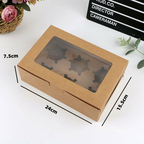 Durable Kraft Paper Cake Box