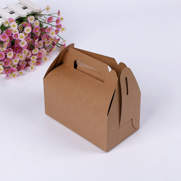 Customized Kraft Gable Paper Box