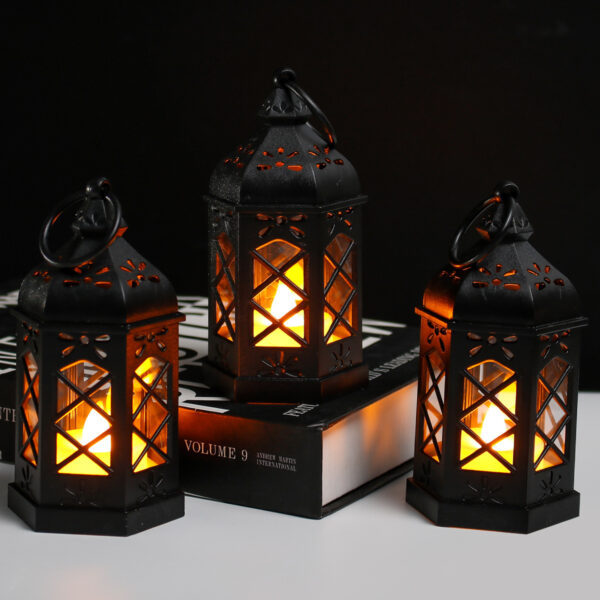 Portable LED Electronic Hexagonal Wind Lamp